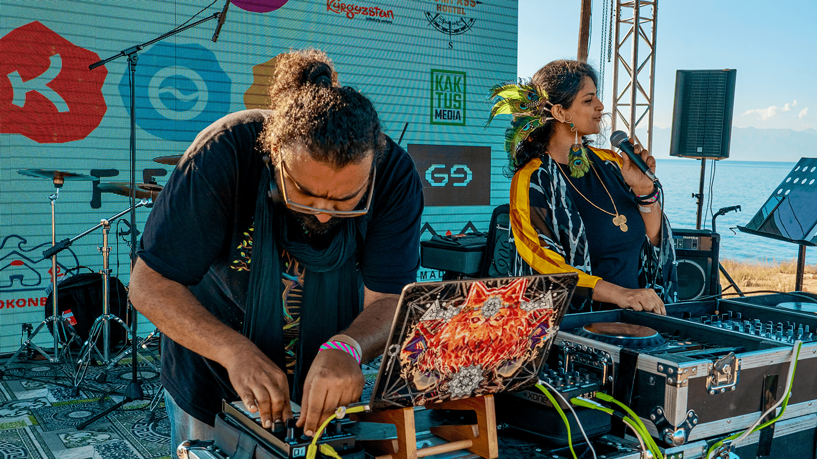 kolfest festival kyrgyzstan issykkul music art lake event july bishkek travel party rave edm kolfest photo